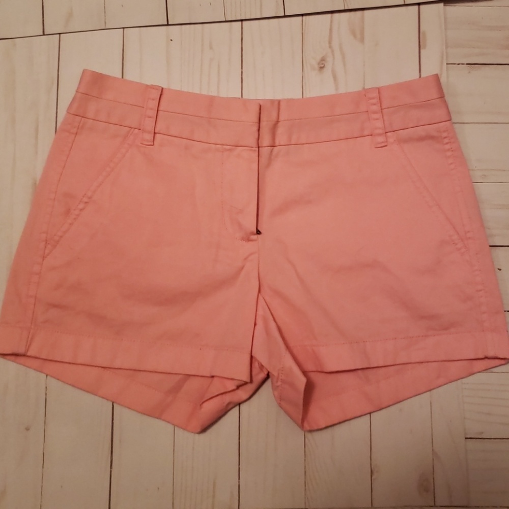 NWOT Pink J. Crew Shorts Size 0